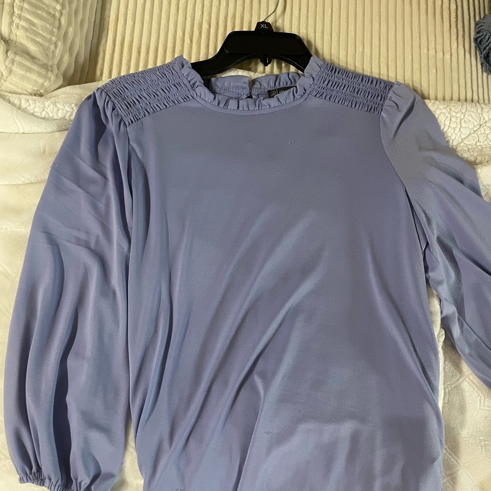 Adrianna Papell Light Purple Blouse